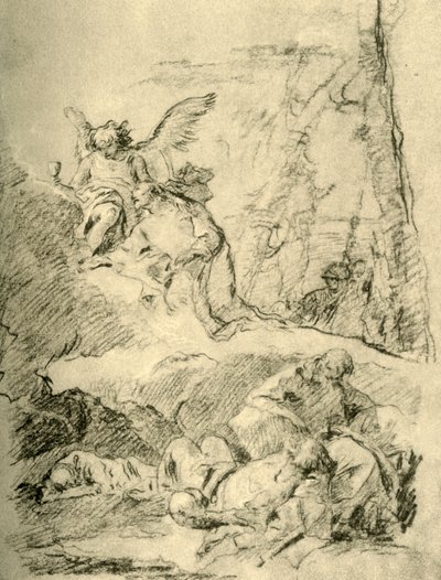 オリーブ山のキリスト、18世紀半ば、1928 作： Giovanni Battista Tiepolo