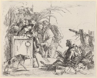 死を与える聴衆 作： Giovanni Battista Tiepolo