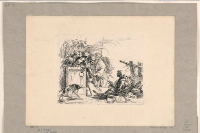 ヴァリ・カプリッチより死を与える謁見 作： Giovanni Battista Tiepolo
