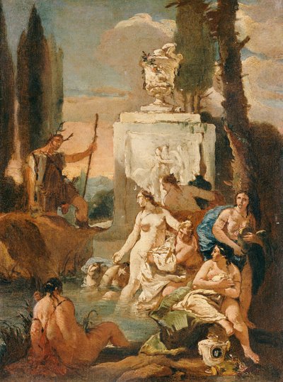 ダイアナとアクテオン 作： Giovanni Battista Tiepolo