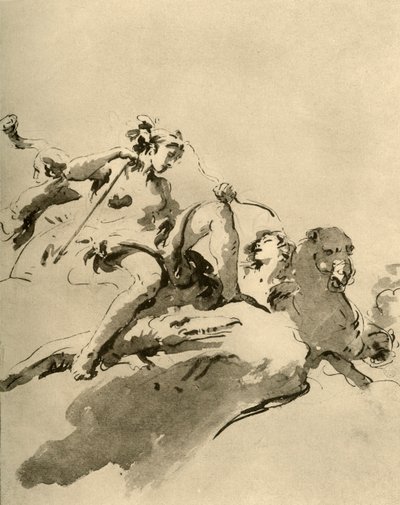 ダイアナ、18世紀半ば、1928 作： Giovanni Battista Tiepolo