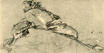 女性牧神、c1761、1928 作： Giovanni Battista Tiepolo