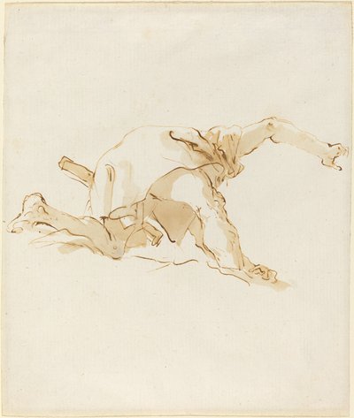 雲の上の図 作： Giovanni Battista Tiepolo