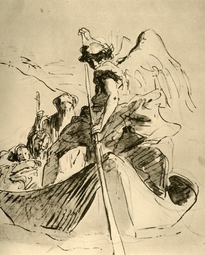 エジプトへの飛行、18世紀半ば、1928 作： Giovanni Battista Tiepolo