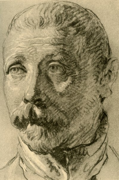 ひげを生やした男の頭、18世紀半ば、1928 作： Giovanni Battista Tiepolo