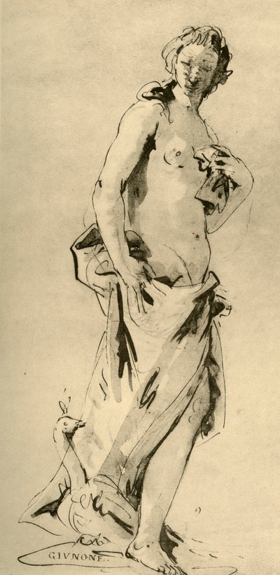 ジュノ、18世紀半ば、1928 作： Giovanni Battista Tiepolo