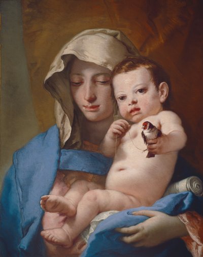 ゴシキヒワのマドンナ 作： Giovanni Battista Tiepolo