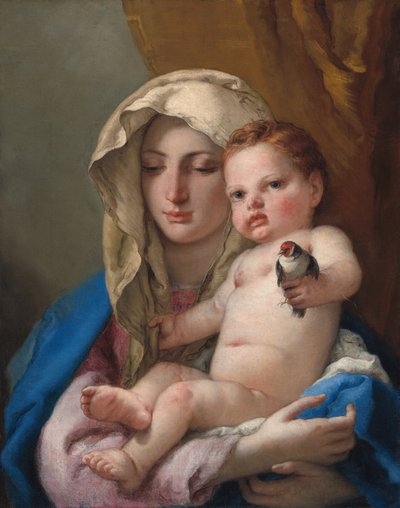 ゴシキヒワのマドンナ、c。 17671770。 作： Giovanni Battista Tiepolo