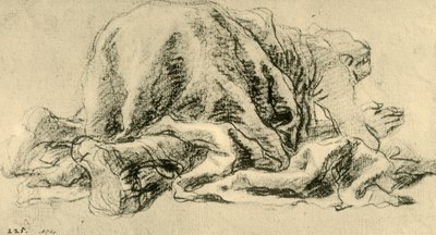 祈りにひれ伏した男、1765-1770、1928 作： Giovanni Battista Tiepolo