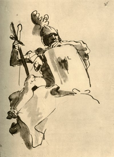 1757年3月、1928年 作： Giovanni Battista Tiepolo
