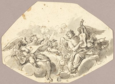 ミュージシャン・エンジェルズ 作： Giovanni Battista Tiepolo