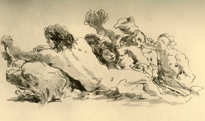 ネレイドとトリトン、c1753-1762、1928 作： Giovanni Battista Tiepolo