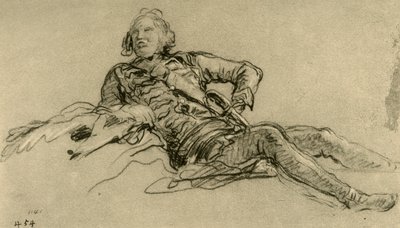 安静時の将校、1752-1753、1928 作： Giovanni Battista Tiepolo