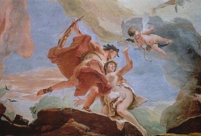 天井のアンダーワールドのディテールからエウリュディケを救うオルフェウス64555も参照 作： Giovanni Battista Tiepolo