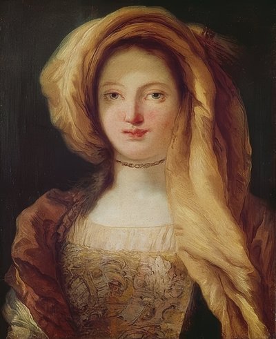 彼の妻の肖像 作： Giovanni Battista Tiepolo