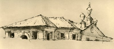 ヴィラの屋根階、1757、1928 作： Giovanni Battista Tiepolo