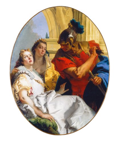 古代史のシーン、c。 1750年。 作： Giovanni Battista Tiepolo