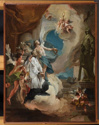 栄光の聖アロイシウスゴンザガ、1726年 作： Giovanni Battista Tiepolo