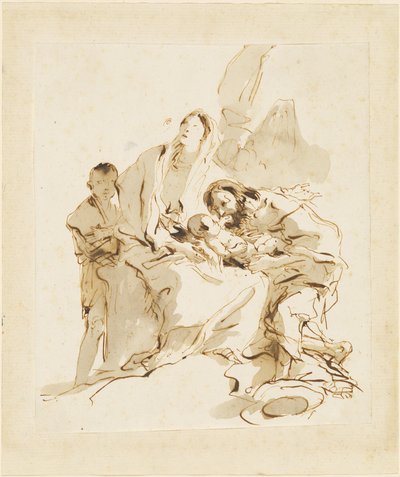 聖家族 作： Giovanni Battista Tiepolo