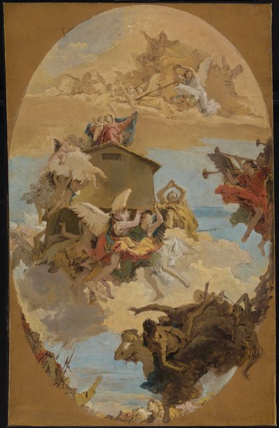 ロレートの聖なる家の奇跡 作： Giovanni Battista Tiepolo
