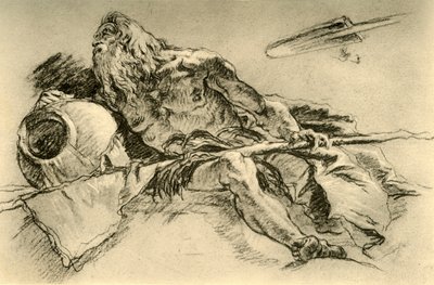 ナイル川、1752年、1928年 作： Giovanni Battista Tiepolo