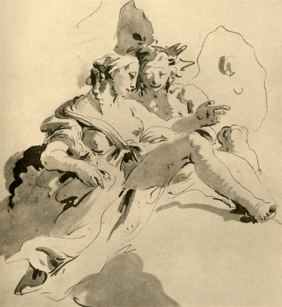 ゼファーとフローラ、18世紀半ば、1928 作： Giovanni Battista Tiepolo