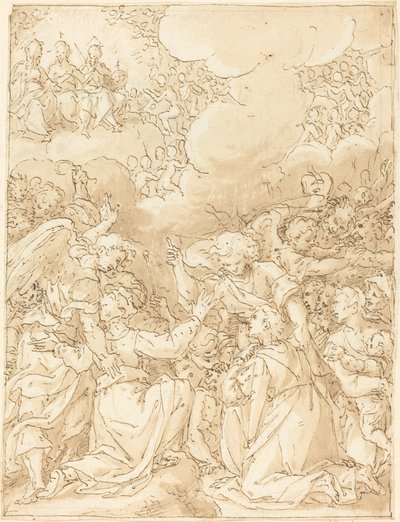 最後の審判 作： Giovanni Battista della Rovere