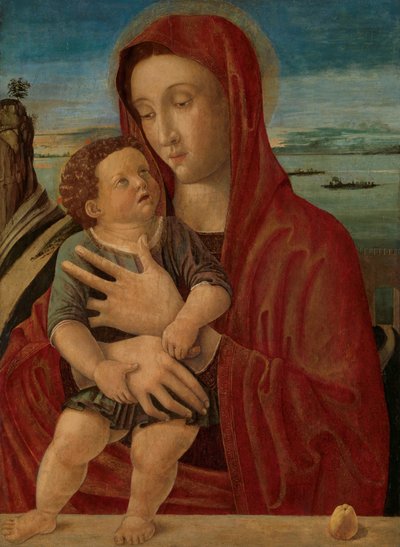マドンナと子供 作： Giovanni Bellini (circle of)