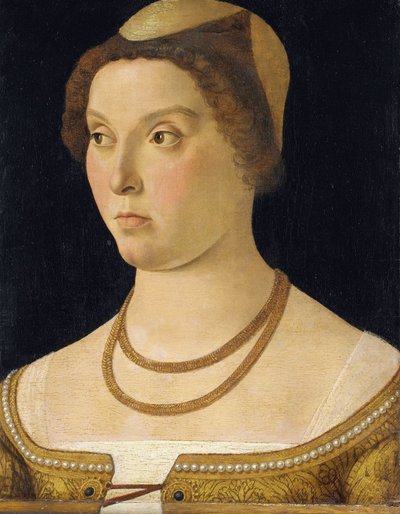 女性の肖像 作： Giovanni Bellini (circle of)