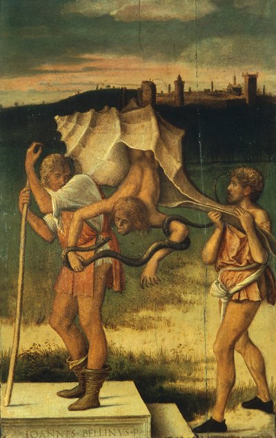 アレゴリー 悪意のあるゴシップ (または誹謗中傷) 作： Giovanni Bellini