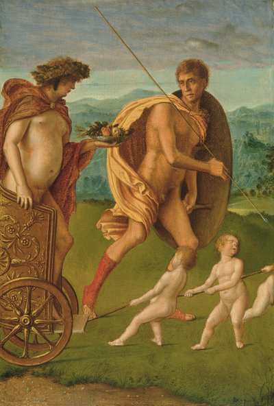 英雄的美徳の寓意 作： Giovanni Bellini