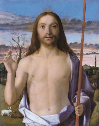 キリストの祝福 作： Giovanni Bellini