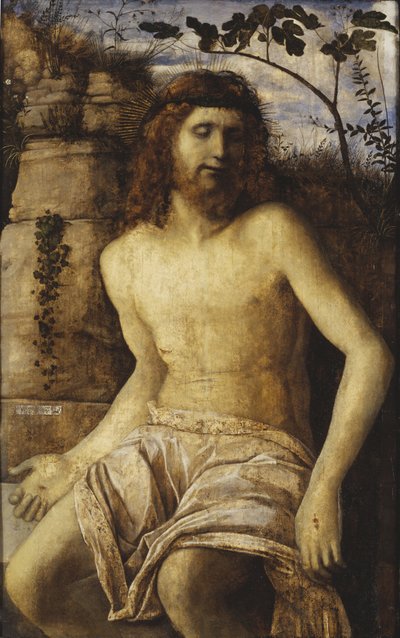 いばらで戴冠したキリスト、1500年頃 作： Giovanni Bellini