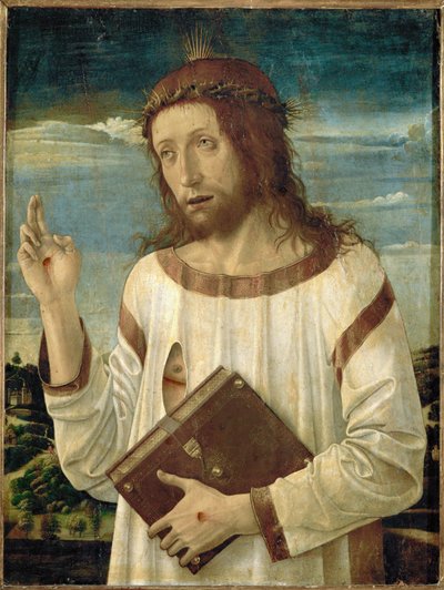 キリストの祝福 ... 作： Giovanni Bellini