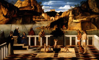 イタリア語：聖なるアレゴリー 作： Giovanni Bellini