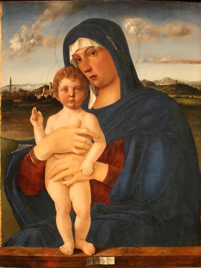 聖母子（マドンナ・コンタリーニ） 作： Giovanni Bellini