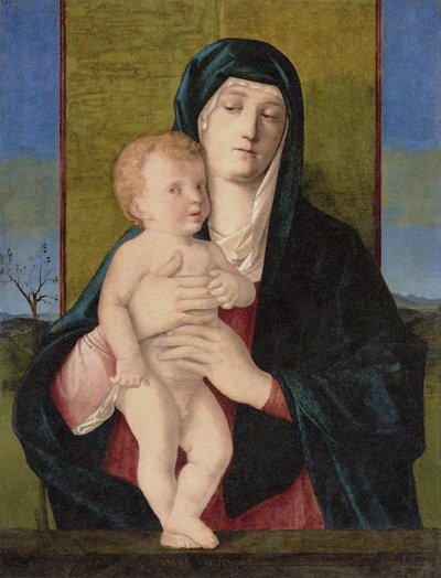 聖母子（マドンナ・コルシーニ） 作： Giovanni Bellini