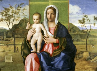 聖母子の祝福 作： Giovanni Bellini