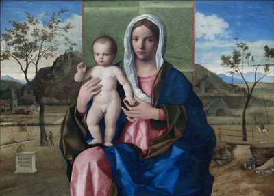聖母子の祝福 作： Giovanni Bellini