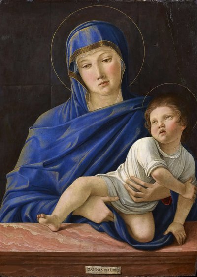 子連れのマドンナ」1476年 作： Giovanni Bellini