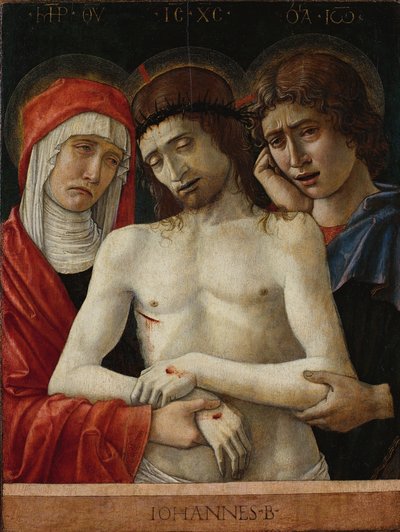 聖母と聖ヨハネのピエタ 作： Giovanni Bellini
