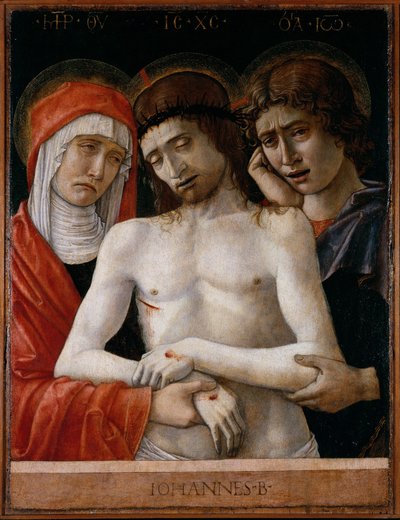 聖母と聖ヨハネのピエタ 作： Giovanni Bellini