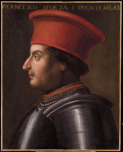 フランチェスコ・スフォルツァの肖像 作： Giovanni Bellini