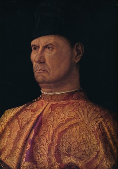 コンドッティエールの肖像、1475-1480 作： Giovanni Bellini
