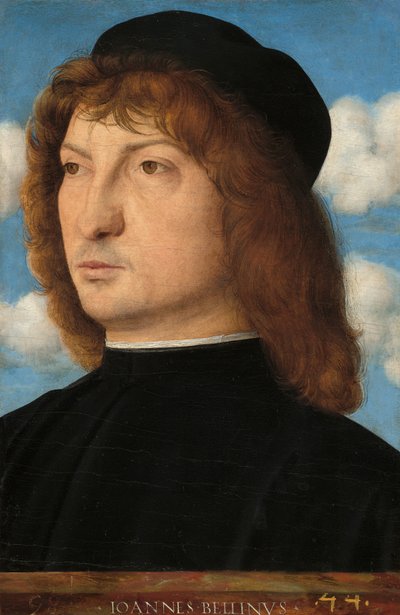 ベネチアン紳士の肖像、c。 1500。 作： Giovanni Bellini