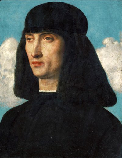 ある男の肖像 作： Giovanni Bellini