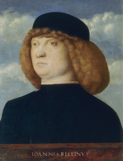 若い男の肖像 作： Giovanni Bellini