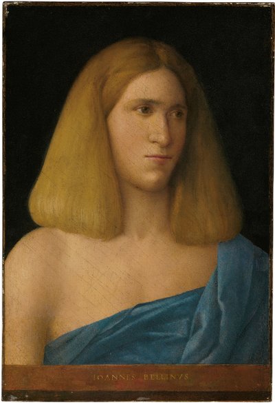 若い男の肖像 作： Giovanni Bellini