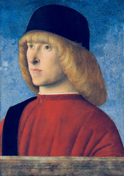 若き上院議員の肖像 作： Giovanni Bellini