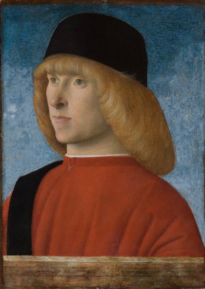 若き上院議員の肖像 作： Giovanni Bellini